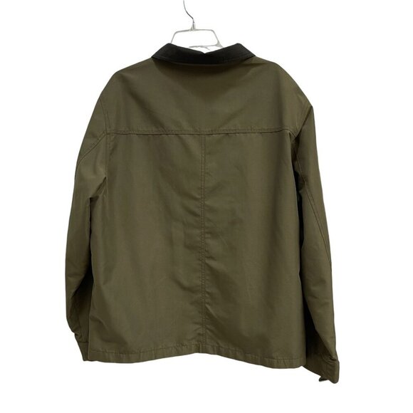 Perry Ellis Portfolio Men’s Olive Green Lined Microfiber Jacket - Size XL - Fall - Picture 3 of 8